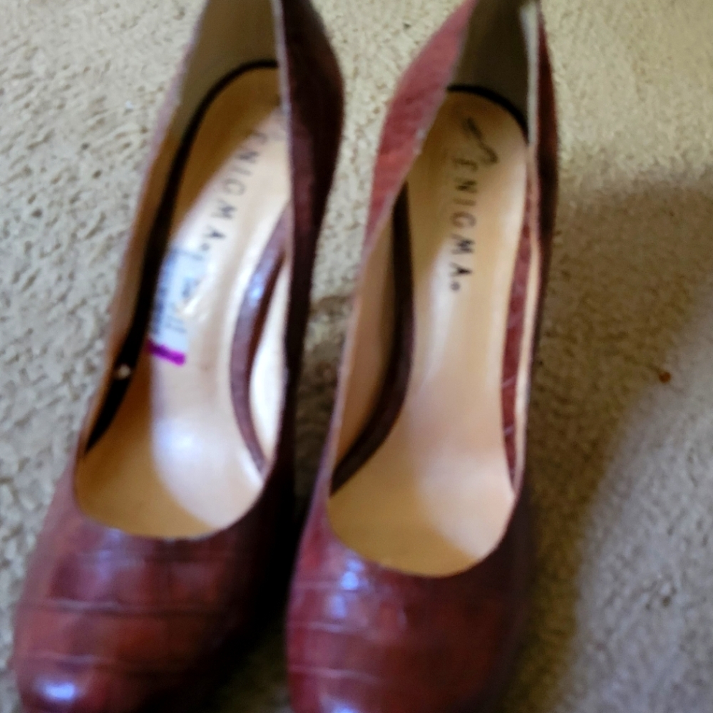 Brown heels